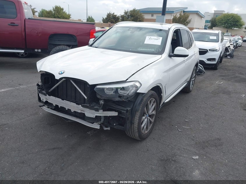 2019 BMW X3 VIN 5UXTR7C51KLR46644 IAAI salvage auction — FRONT END, Salvage Certificate (California), sold $6,200 on 2026-07-15 (photo 2)