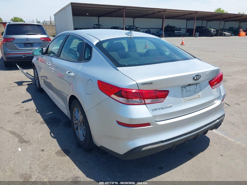 2019 Kia Optima VIN 5XXGT4L37KG337141 IAAI salvage auction — FRONT END, Salvage (California), sold $1,050 on 2026-07-29 (photo 3)