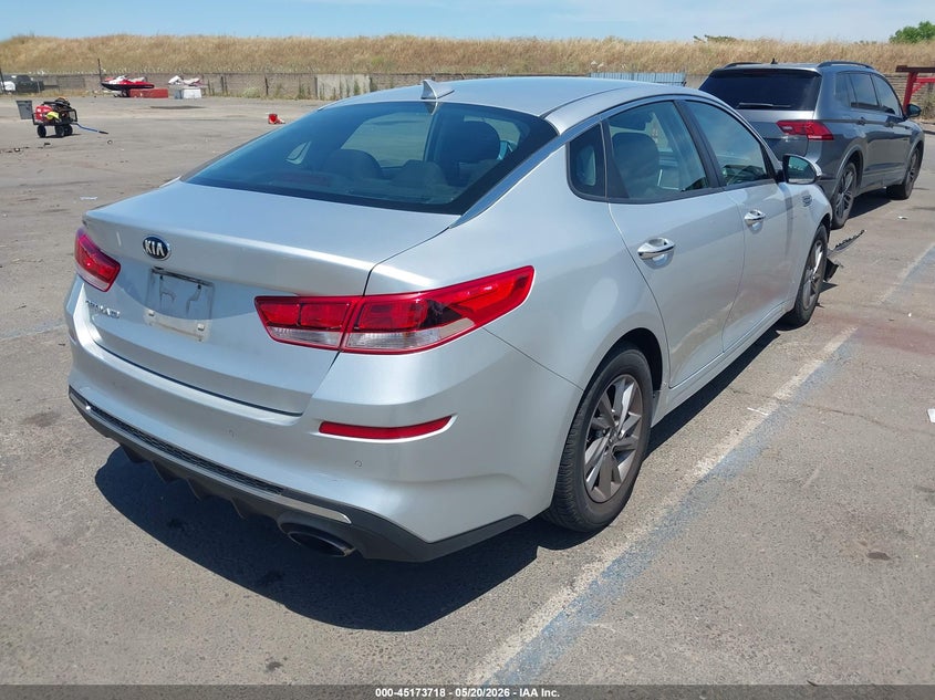 2019 Kia Optima VIN 5XXGT4L37KG337141 IAAI salvage auction — FRONT END, Salvage (California), sold $1,050 on 2026-07-29 (photo 4)