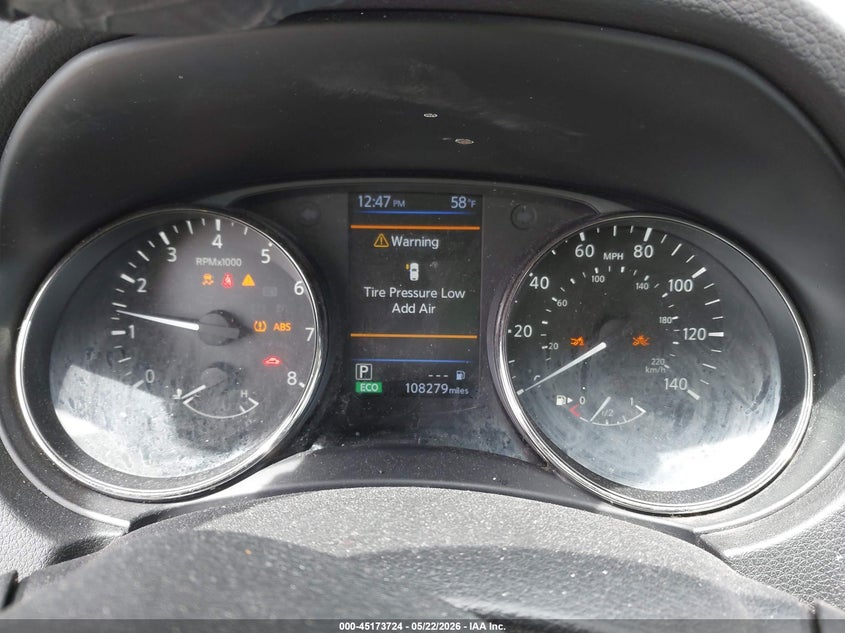 2020 Nissan Rogue VIN JN8AT2MV7LW116721 IAAI salvage auction — FRONT END, Mv-907A (New York), sold $2,500 on 2026-07-28 (photo 7)