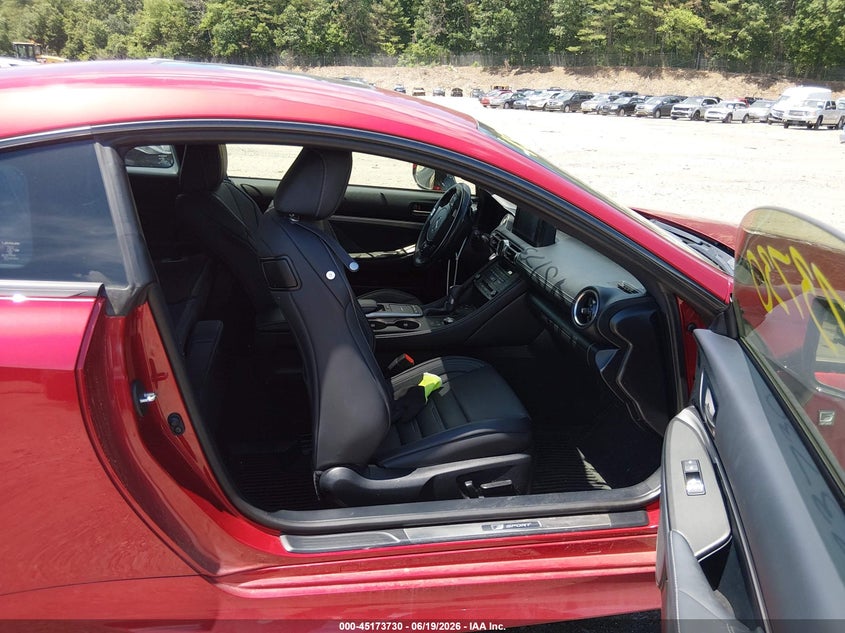 2023 Lexus Rc VIN JTHG85EC1P5007008 IAAI salvage auction — FRONT END, Salvage (Massachusetts), sold $125 on 2026-07-24 (photo 5)