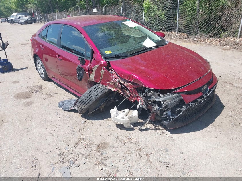 2022 Toyota Corolla VIN 5YFEPMAE0NP290949 IAAI salvage auction — SUSPENSION, Salvage (Rhode Island), sold $225 on 2026-07-28 (photo 1)