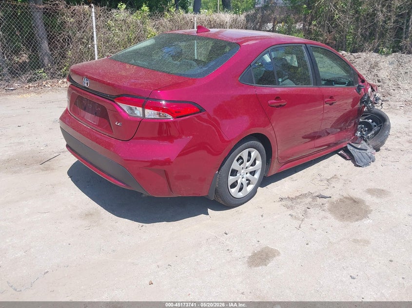 2022 Toyota Corolla VIN 5YFEPMAE0NP290949 IAAI salvage auction — SUSPENSION, Salvage (Rhode Island), sold $225 on 2026-07-28 (photo 4)