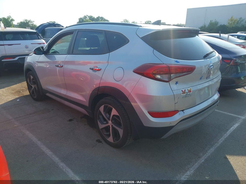 2018 Hyundai Tucson VIN KM8J33A20JU757287 IAAI salvage auction — REAR END, Salvage Title, sold $4,150 on 2026-07-29 (photo 3)