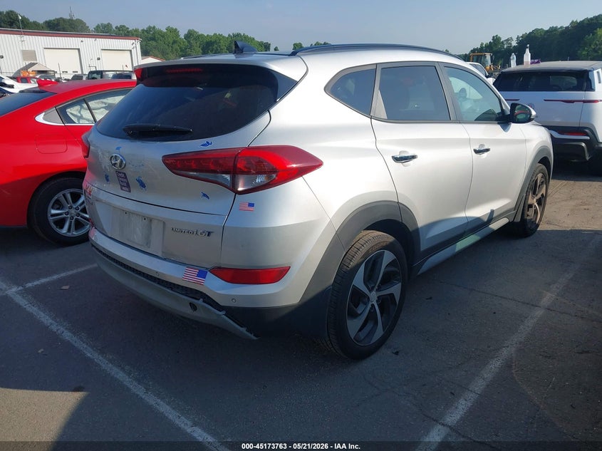 2018 Hyundai Tucson VIN KM8J33A20JU757287 IAAI salvage auction — REAR END, Salvage Title, sold $4,150 on 2026-07-29 (photo 4)