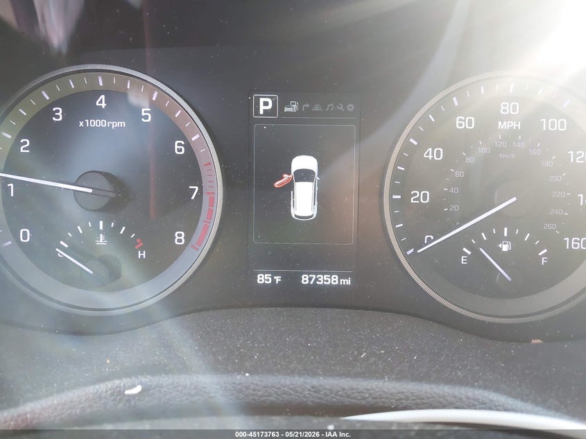 2018 Hyundai Tucson VIN KM8J33A20JU757287 IAAI salvage auction — REAR END, Salvage Title, sold $4,150 on 2026-07-29 (photo 7)