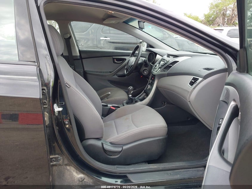 2014 Hyundai Elantra VIN KMHDH4AE7EU043340 IAAI salvage auction — NORMAL WEAR, Salvage (Nebraska), sold $1,000 on 2026-07-16 (photo 5)