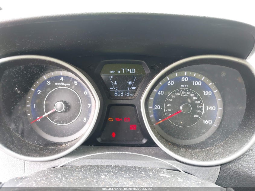 2014 Hyundai Elantra VIN KMHDH4AE7EU043340 IAAI salvage auction — NORMAL WEAR, Salvage (Nebraska), sold $1,000 on 2026-07-16 (photo 7)