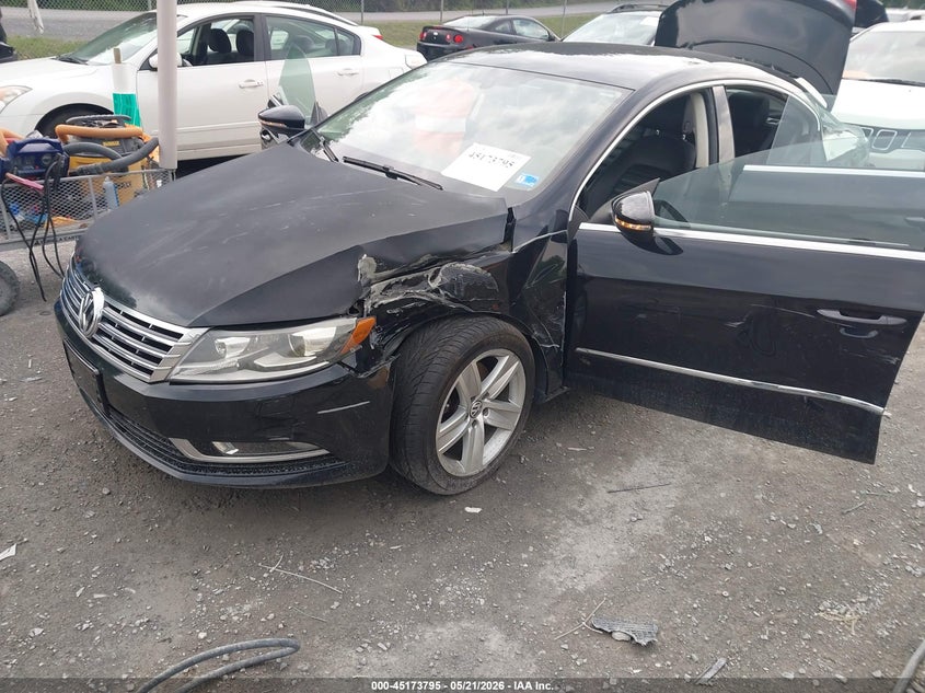2013 Volkswagen Passat cc VIN WVWBP7AN1DE563171 IAAI salvage auction — REAR END, Clear (Virginia), sold $625 on 2026-07-14 (photo 6)