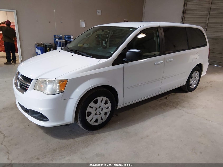 2014 Dodge Caravan VIN 2C4RDGBG6ER355587 IAAI salvage auction — HAIL, SF97 (Oklahoma), sold $10,100 on 2026-07-09 (photo 2)