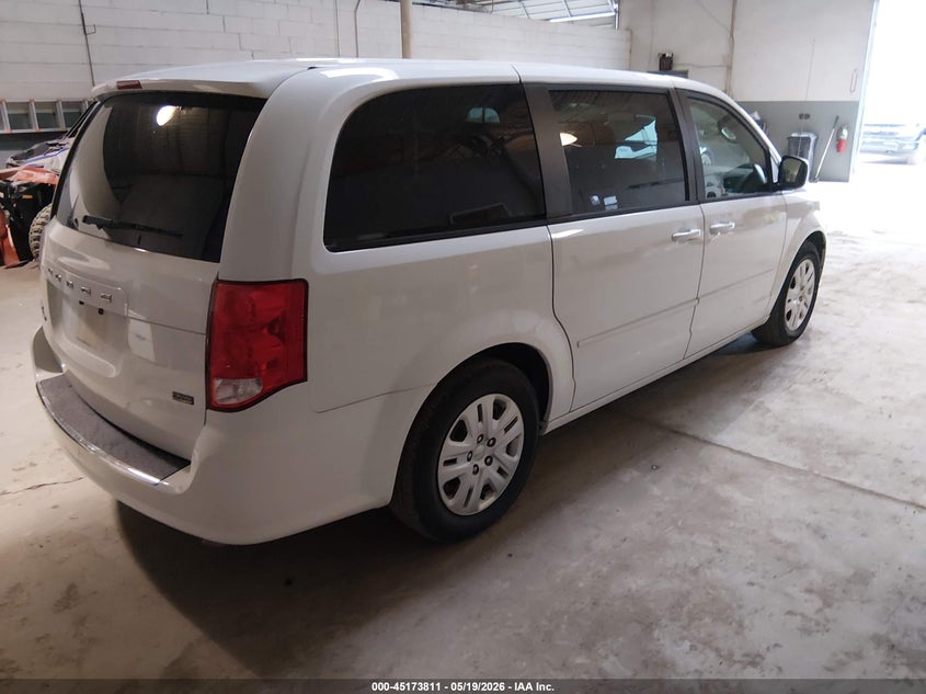 2014 Dodge Caravan VIN 2C4RDGBG6ER355587 IAAI salvage auction — HAIL, SF97 (Oklahoma), sold $10,100 on 2026-07-09 (photo 4)