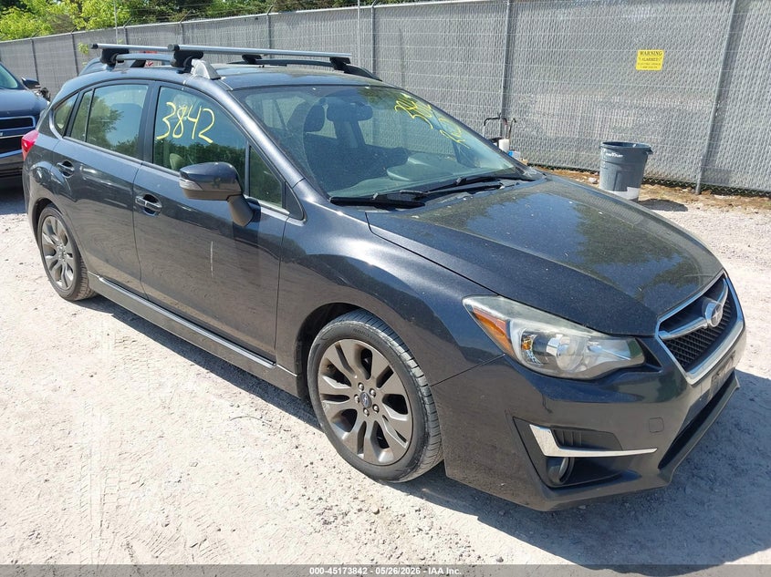 2016 Subaru Impreza VIN JF1GPAY61G8233637 IAAI salvage auction — HAIL, Salvage Title, sold $1,050 on 2026-07-22 (photo 1)