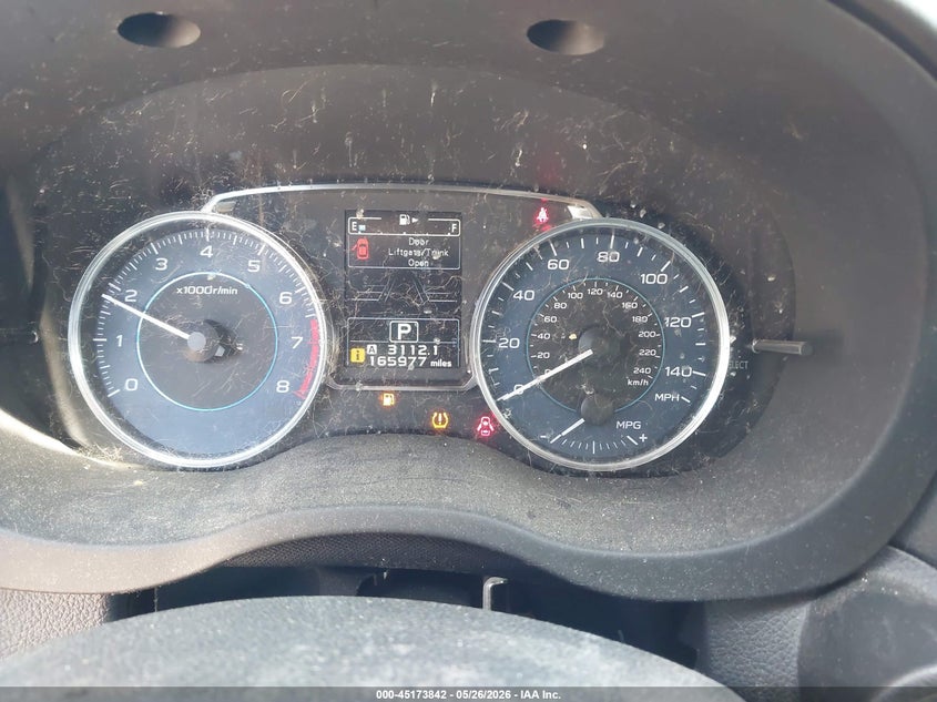 2016 Subaru Impreza VIN JF1GPAY61G8233637 IAAI salvage auction — HAIL, Salvage Title, sold $1,050 on 2026-07-22 (photo 7)