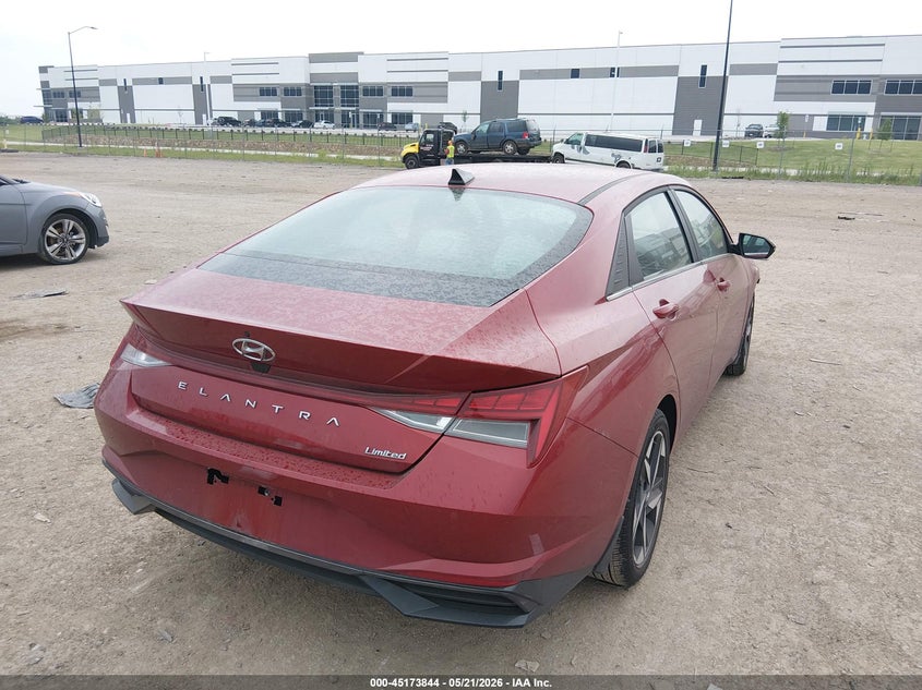 2023 Hyundai Elantra VIN KMHLP4AG9PU589057 IAAI salvage auction — FRONT END, Salvage (Texas), sold $3,750 on 2026-07-21 (photo 4)