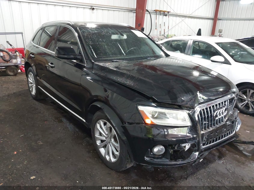 2015 Audi Q5 VIN WA1CFAFP9FA080868 IAAI salvage auction — FRONT END, Clear (Virginia), sold $1,950 on 2026-07-09 (photo 1)