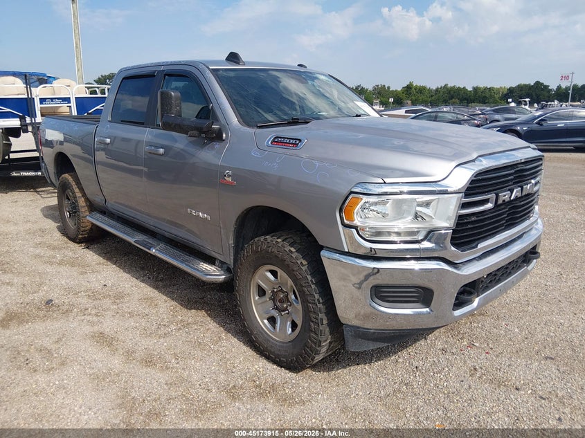 2020 Ram 2500 VIN 3C6UR5DL8LG159915 IAAI salvage auction — HAIL, Original (Texas), sold $7,500 on 2026-07-28 (photo 1)