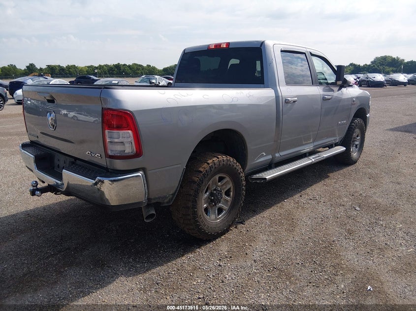 2020 Ram 2500 VIN 3C6UR5DL8LG159915 IAAI salvage auction — HAIL, Original (Texas), sold $7,500 on 2026-07-28 (photo 4)
