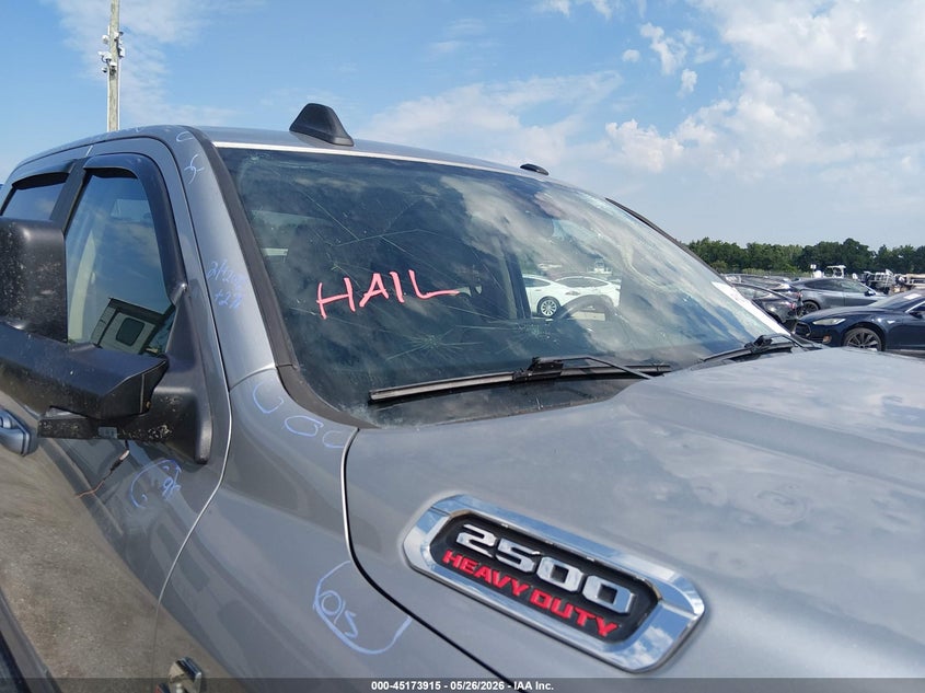 2020 Ram 2500 VIN 3C6UR5DL8LG159915 IAAI salvage auction — HAIL, Original (Texas), sold $7,500 on 2026-07-28 (photo 6)