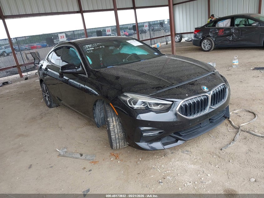 2021 BMW 2er VIN WBA53AK05M7H95589 IAAI salvage auction — FRONT END, Salvage (Texas), sold $4,350 on 2026-07-07 (photo 1)