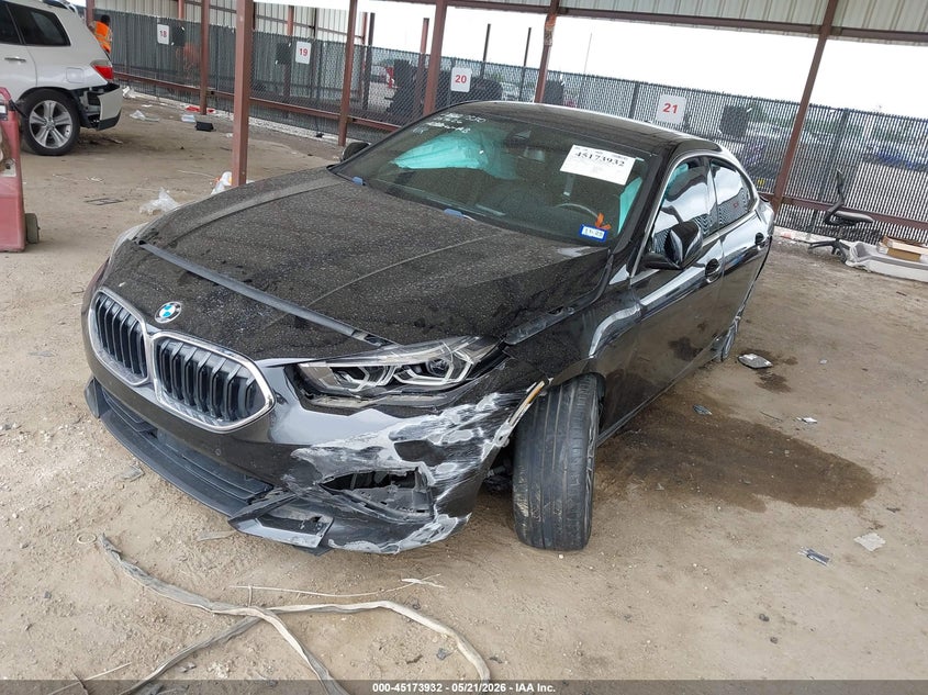 2021 BMW 2er VIN WBA53AK05M7H95589 IAAI salvage auction — FRONT END, Salvage (Texas), sold $4,350 on 2026-07-07 (photo 2)
