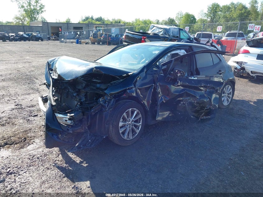 2025 Toyota Corolla VIN JTND4MBE3S3238394 IAAI salvage auction — FRONT & REAR, Salvage (Idaho), sold $25 on 2026-07-30 (photo 2)