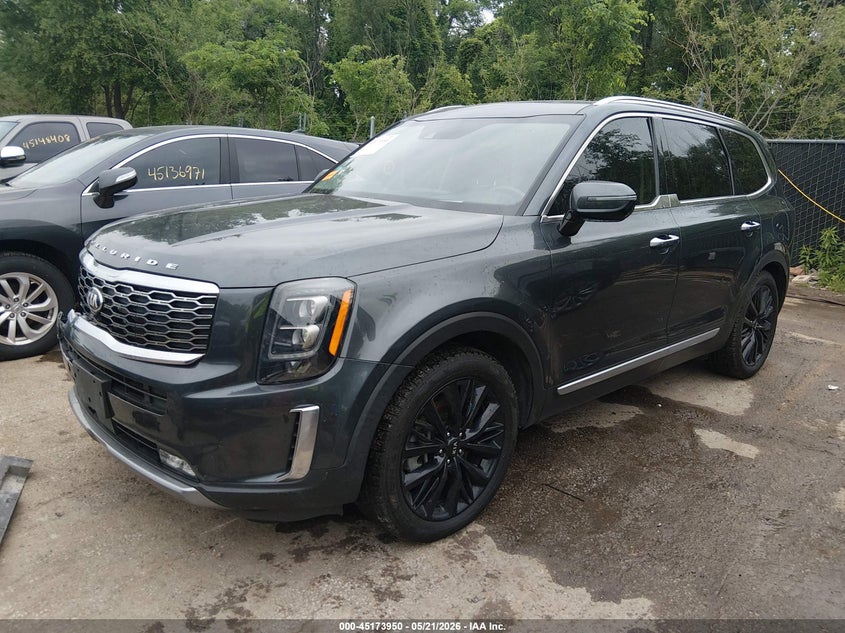 2021 Kia Telluride VIN 5XYP5DHC6MG128233 IAAI salvage auction — FRONT END, Salvage (Missouri), sold $6,425 on 2026-07-08 (photo 2)