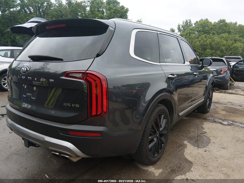 2021 Kia Telluride VIN 5XYP5DHC6MG128233 IAAI salvage auction — FRONT END, Salvage (Missouri), sold $6,425 on 2026-07-08 (photo 4)