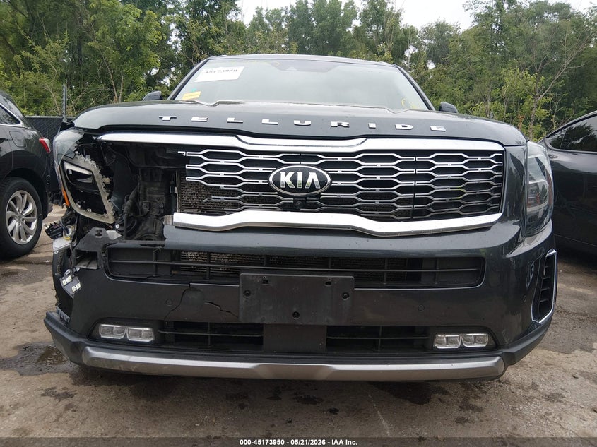 2021 Kia Telluride VIN 5XYP5DHC6MG128233 IAAI salvage auction — FRONT END, Salvage (Missouri), sold $6,425 on 2026-07-08 (photo 6)