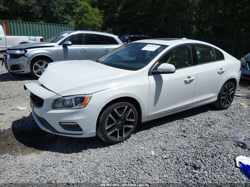 2017 Volvo S60 VIN YV140MTL9H2435219 IAAI salvage auction — RIGHT FRONT, Salvage (South Carolina), sold $125 on 2026-07-28 (photo 2)