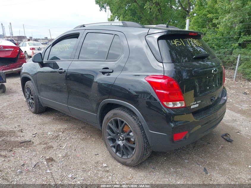 2022 Chevrolet Trax VIN KL7CJPSM5NB562522 IAAI salvage auction — WATER/FLOOD, Salvage (Indiana), sold $3,900 on 2026-07-22 (photo 3)