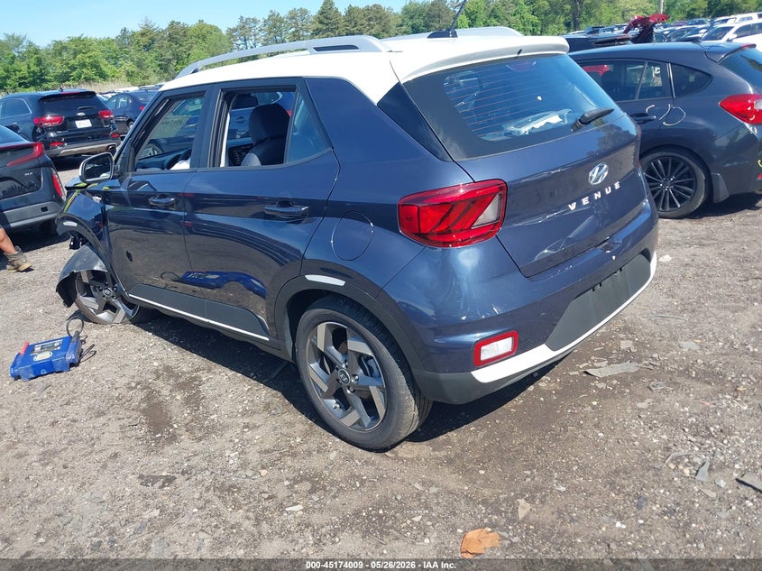 2025 Hyundai Venue VIN KMHRC8A35SU392907 IAAI salvage auction — LEFT FRONT, Mv-907A (New York), sold $4,300 on 2026-07-21 (photo 3)