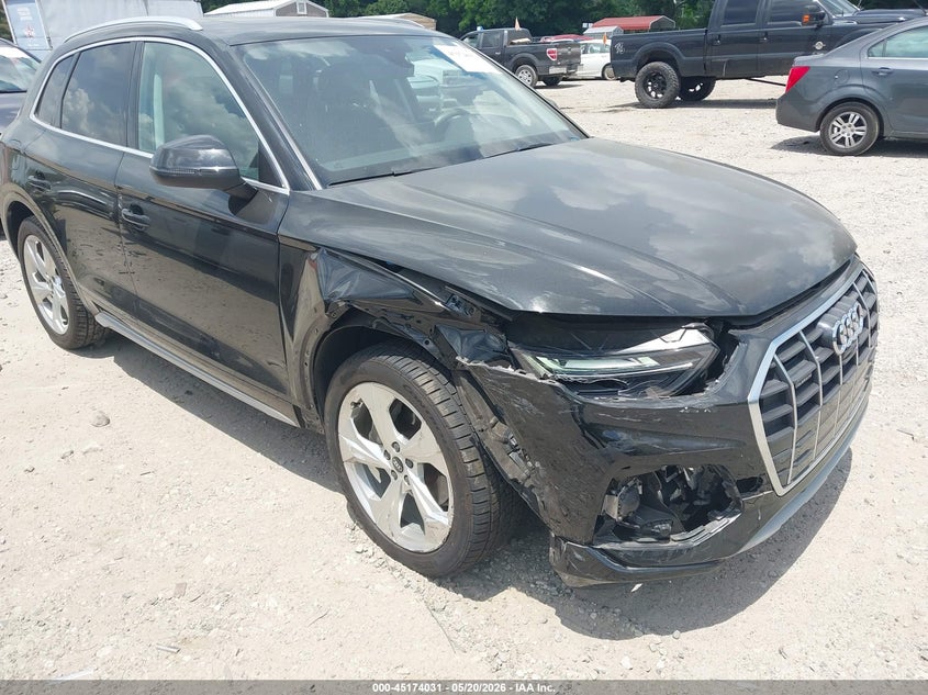 2021 Audi Q5 VIN WA1BAAFYXM2085877 IAAI salvage auction — FRONT END, Salvage (Georgia), sold $12,700 on 2026-07-09 (photo 6)