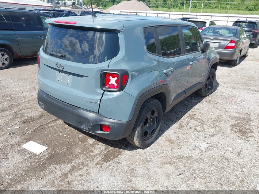 2016 Jeep Renegade VIN ZACCJBAT5GPE16628 IAAI salvage auction — LEFT SIDE, Salvage (Illinois), sold $400 on 2026-08-10 (photo 4)