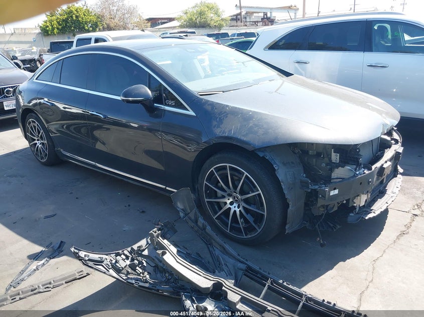 2022 Mercedes-benz Eqs VIN W1KCG2DB3NA007614 IAAI salvage auction — FRONT END, Salvage Title, sold $13,200 on 2026-07-22 (photo 1)