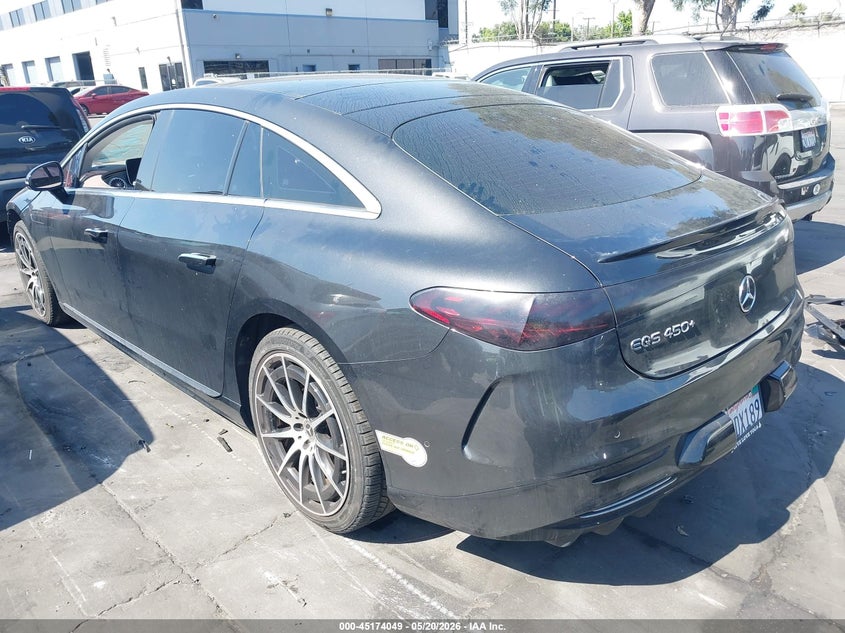2022 Mercedes-benz Eqs VIN W1KCG2DB3NA007614 IAAI salvage auction — FRONT END, Salvage Title, sold $13,200 on 2026-07-22 (photo 3)