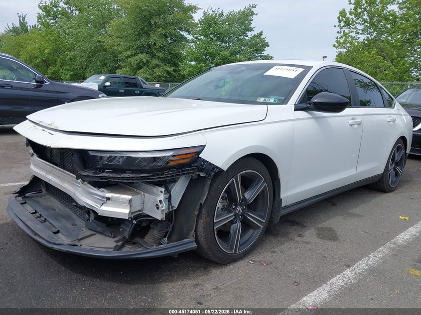 2023 Honda Accord VIN 1HGCY2F54PA030676 IAAI salvage auction — FRONT END, Salvage (Pennsylvania), sold $7,200 on 2026-07-27 (photo 2)