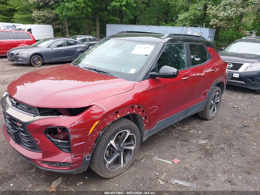 2022 Chevrolet Trailblazer VIN KL79MUSL3NB062544 IAAI salvage auction — LEFT SIDE, Mv-907A (New York), sold $3,150 on 2026-07-14 (photo 6)