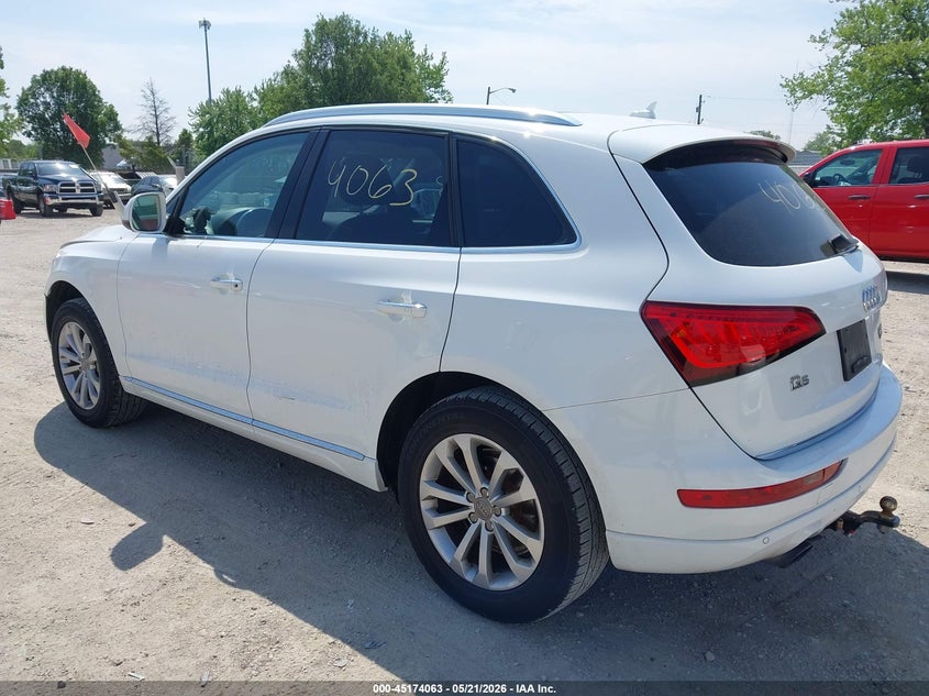 2015 Audi Q5 VIN WA1LFAFP6FA067592 IAAI salvage auction — FRONT END, Salvage (California), sold $3,450 on 2026-07-14 (photo 3)