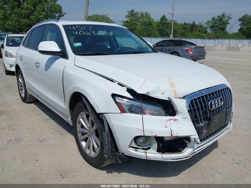 2015 Audi Q5 VIN WA1LFAFP6FA067592 IAAI salvage auction — FRONT END, Salvage (California), sold $3,450 on 2026-07-14 (photo 1)