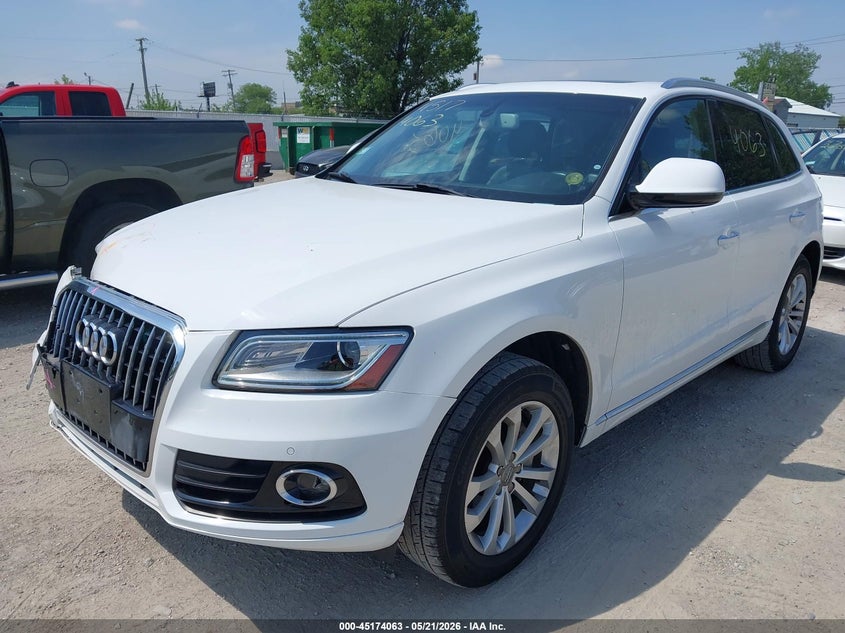 2015 Audi Q5 VIN WA1LFAFP6FA067592 IAAI salvage auction — FRONT END, Salvage (California), sold $3,450 on 2026-07-14 (photo 2)