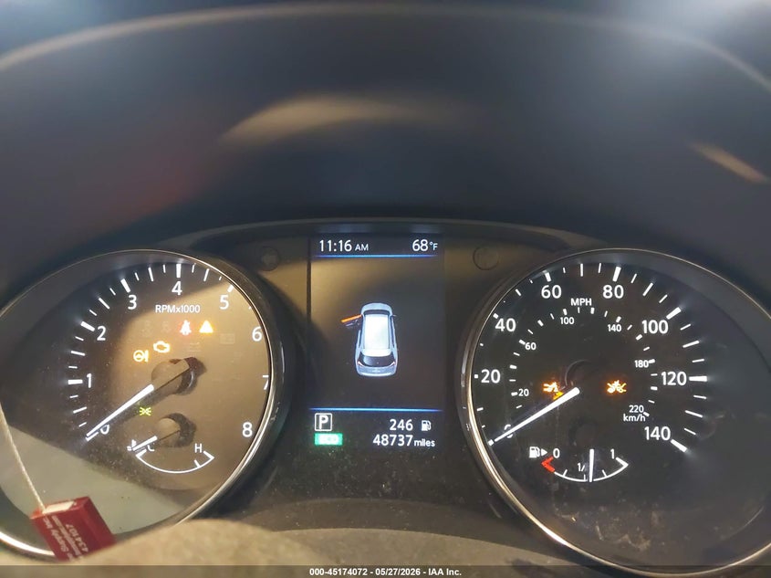 2020 Nissan Rogue VIN KNMAT2MVXLP543025 IAAI salvage auction — FRONT END, Salvage Title, sold $2,550 on 2026-07-08 (photo 7)
