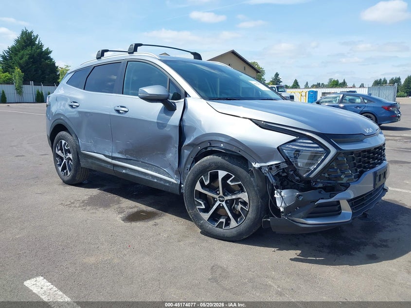 2025 Kia Sportage VIN 5XYK3CDF2SG241247 IAAI salvage auction — RIGHT SIDE, Salvage (Oregon), sold $8,500 on 2026-07-30 (photo 1)