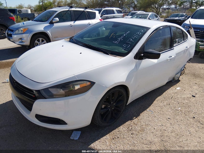 2016 Dodge Dart VIN 1C3CDFFA9GD822453 IAAI salvage auction — REAR END, Salvage Title, sold $400 on 2026-07-09 (photo 2)