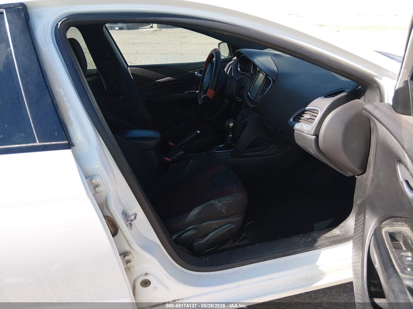 2016 Dodge Dart VIN 1C3CDFFA9GD822453 IAAI salvage auction — REAR END, Salvage Title, sold $400 on 2026-07-09 (photo 5)