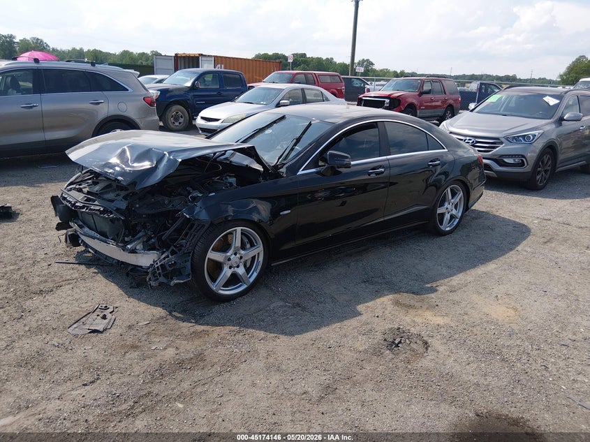 2012 Mercedes-benz Cls-klasse VIN WDDLJ9BB6CA046174 IAAI salvage auction — FRONT END, Salvage - Greater Than 75% (Maryland), sold $3,150 on 2026-07-20 (photo 2)