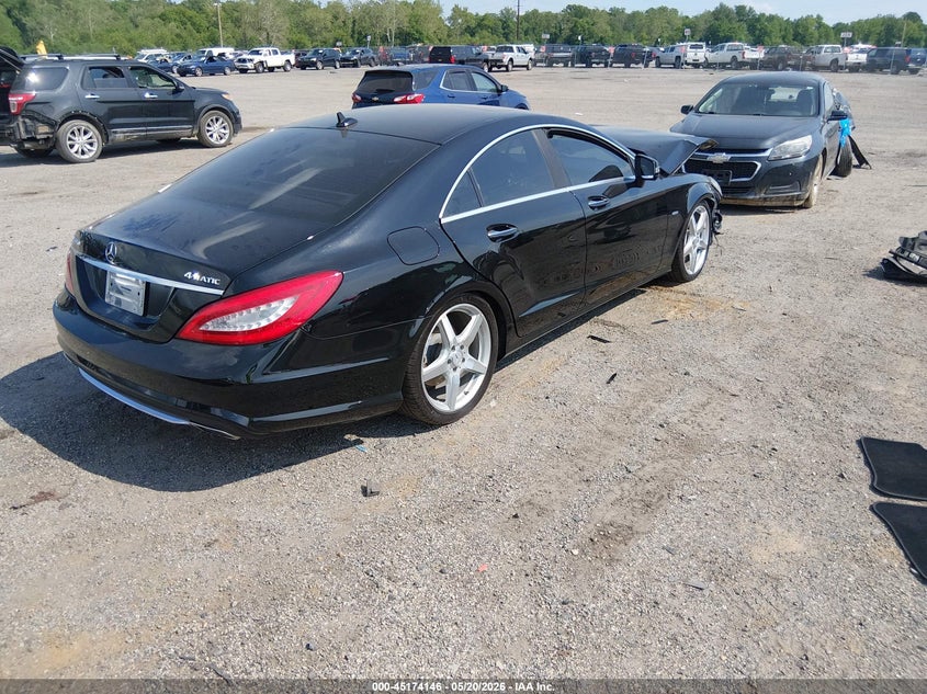 2012 Mercedes-benz Cls-klasse VIN WDDLJ9BB6CA046174 IAAI salvage auction — FRONT END, Salvage - Greater Than 75% (Maryland), sold $3,150 on 2026-07-20 (photo 4)