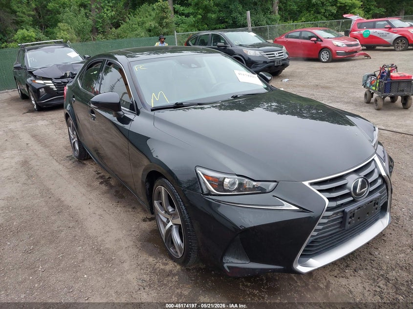 2018 Lexus Is VIN JTHC81D28J5028283 IAAI salvage auction — LEFT FRONT, Salvage - Greater Than 75% (Maryland), sold $5,450 on 2026-07-08 (photo 1)
