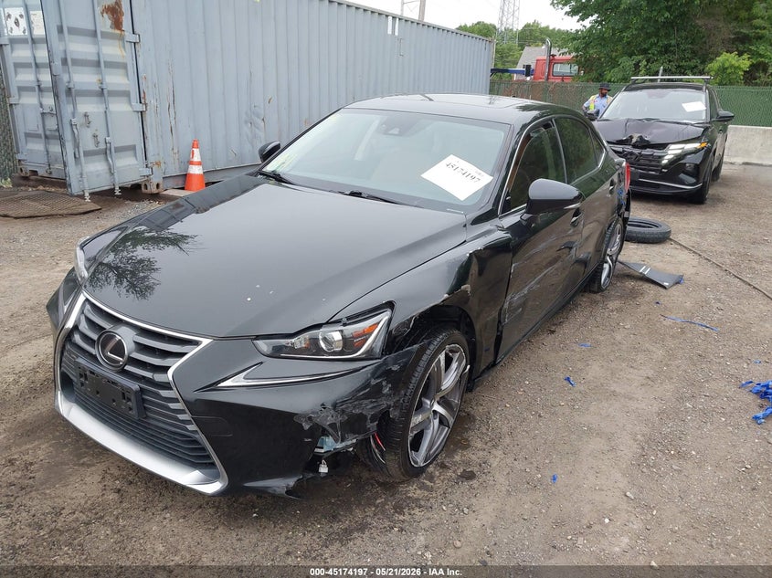 2018 Lexus Is VIN JTHC81D28J5028283 IAAI salvage auction — LEFT FRONT, Salvage - Greater Than 75% (Maryland), sold $5,450 on 2026-07-08 (photo 2)