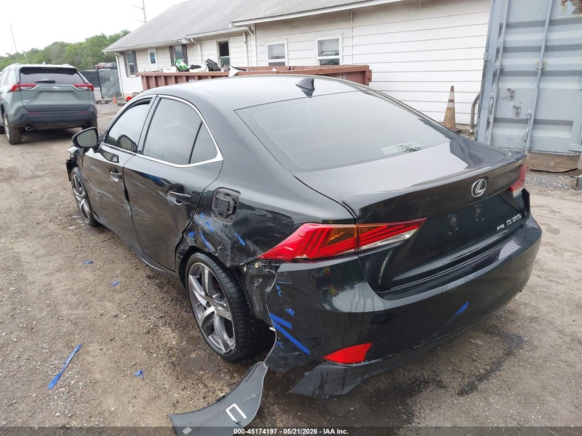 2018 Lexus Is VIN JTHC81D28J5028283 IAAI salvage auction — LEFT FRONT, Salvage - Greater Than 75% (Maryland), sold $5,450 on 2026-07-08 (photo 3)