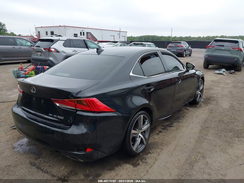 2018 Lexus Is VIN JTHC81D28J5028283 IAAI salvage auction — LEFT FRONT, Salvage - Greater Than 75% (Maryland), sold $5,450 on 2026-07-08 (photo 4)